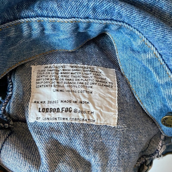 Vintage 1970s London Fog Denim Jacket Vintage Denim Women’s Medium - Picture 6 of 8